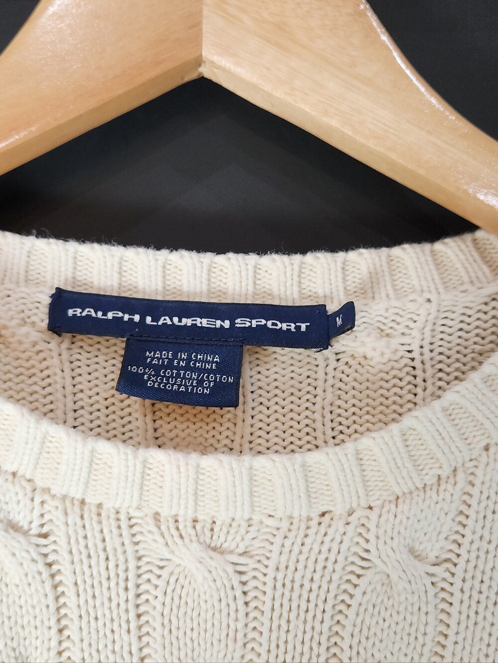 ✨ Vintage Polo Ralph Lauren Cable-Knit Sweater ✨ - Picture 4 of 6